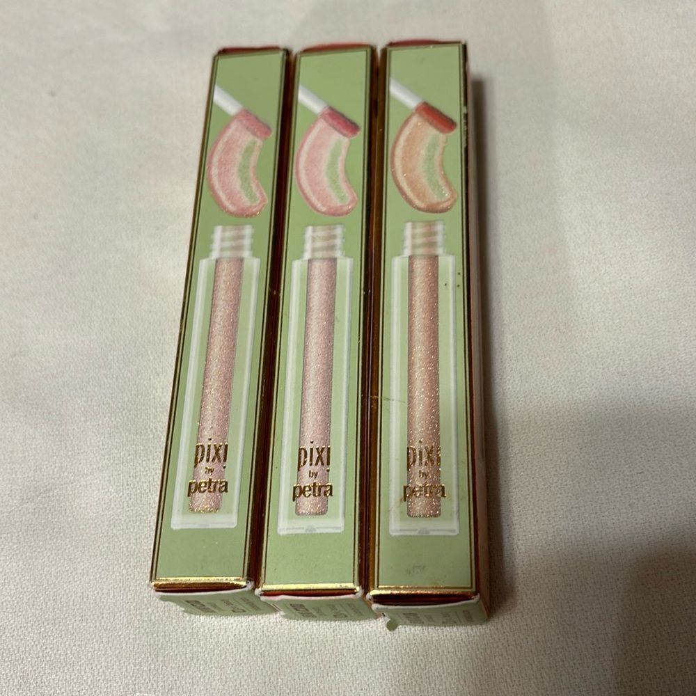 Pixi by Petra Lip Glow BUNDLE of THREE: two candy & one cookie